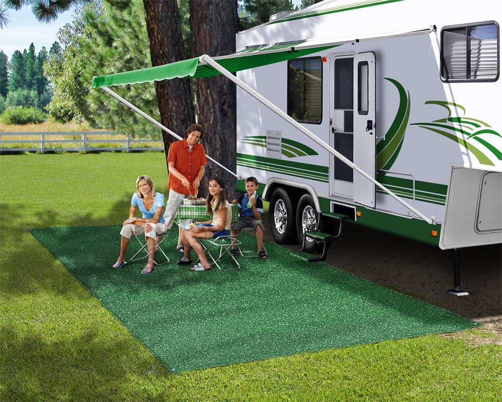 Prest--Fit 2-0150 Patio Rug Green 6 Ft. x 15 Ft.