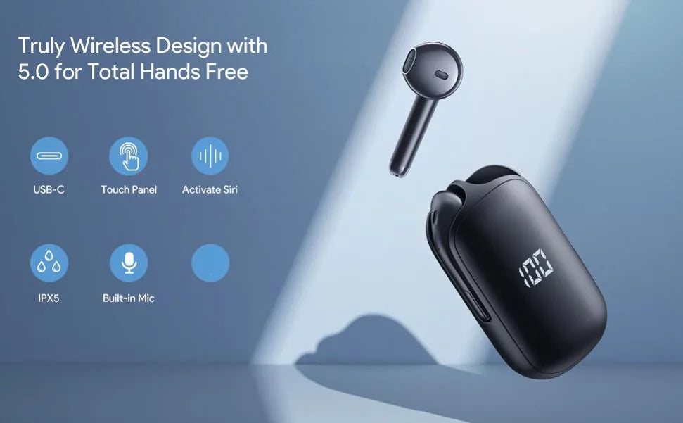 Wireless  Earphones Bluetooth Earbuds Headphones True Stereo Headset  for Samsung Galaxy   5G  5G  A10s A10e A03s A02s  - Sonim   - Sony Xperia 1 - -Mobile