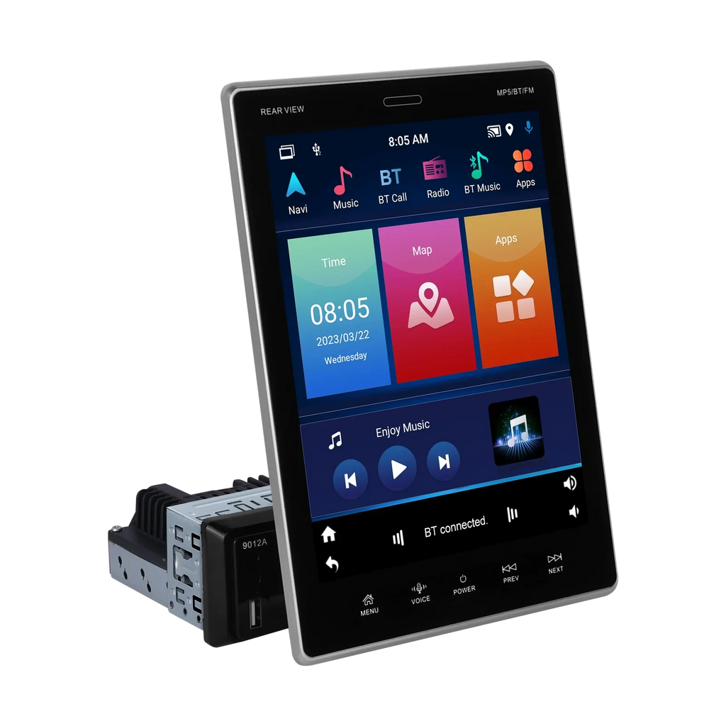 2Din Car Stereo Radio 9.5Vertical screen Bluetooth    Radio Receiver Suppport Rear Camera