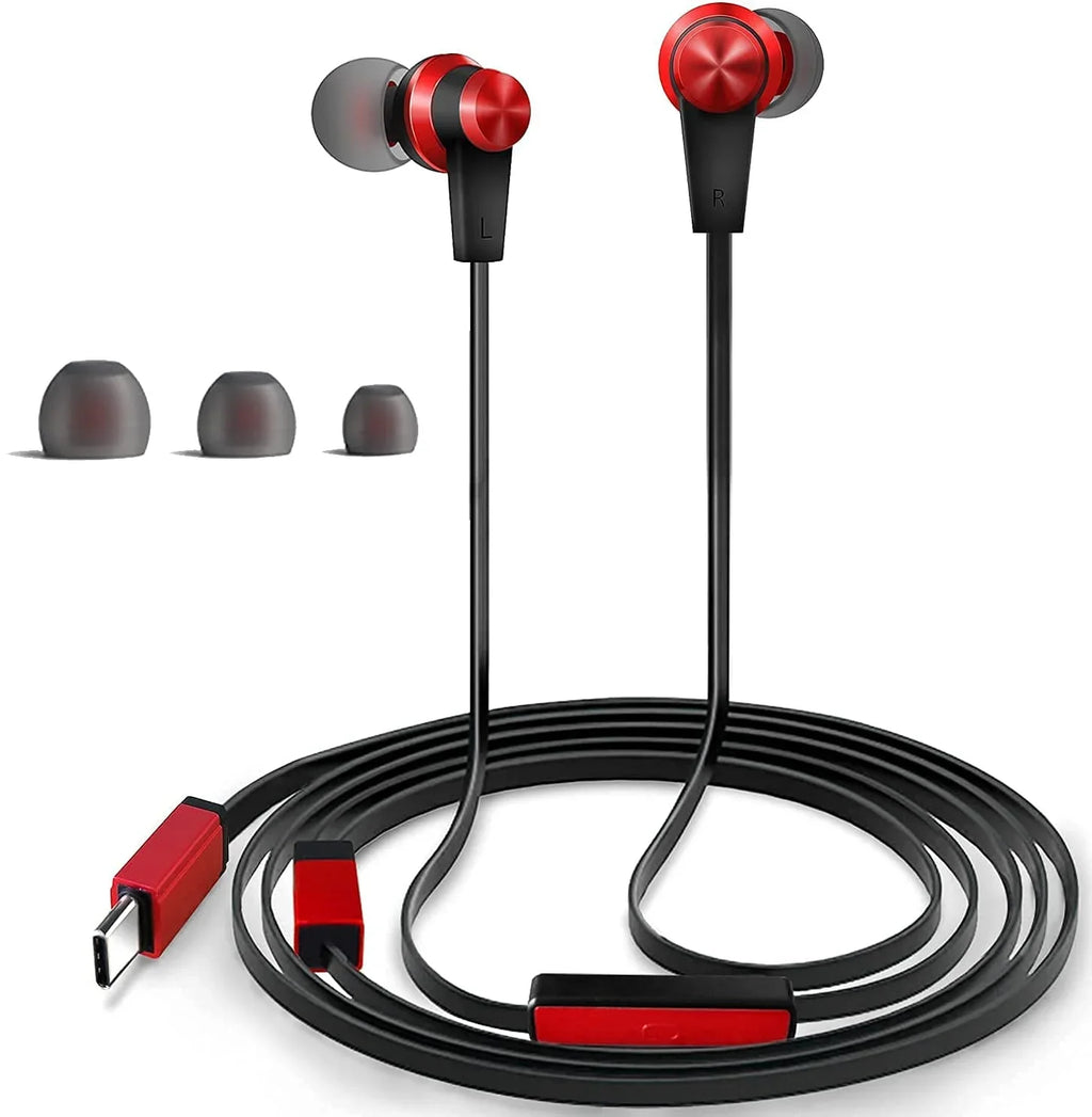 Headphone Type  Earbuds Wired with Compatible with iPad Pro iPad Mini 6, Google Pixel