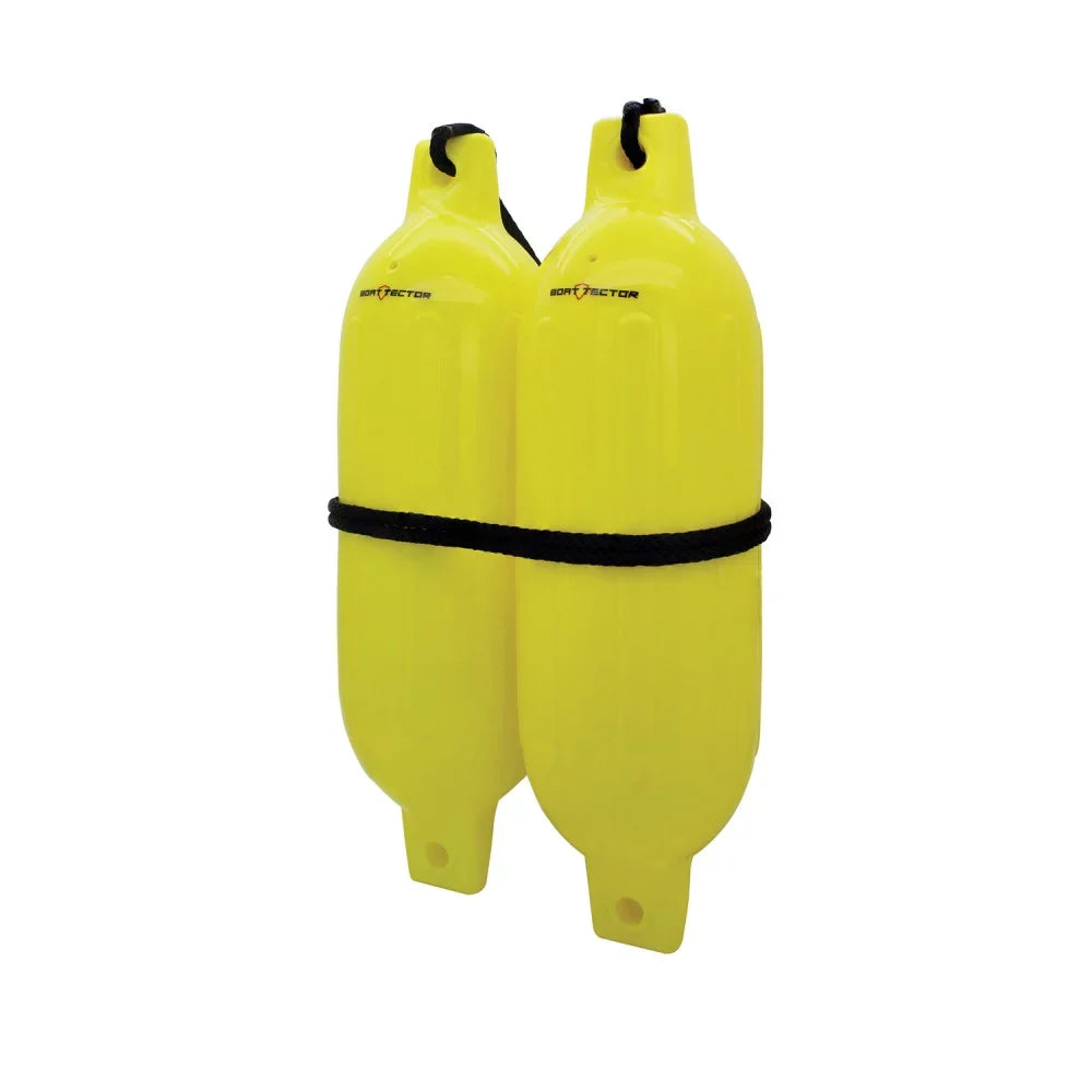 Extreme Max 3006.7599 BoatTector Inflatable Fender Value 2-Pack - 6.5" x 22", Neon Yellow