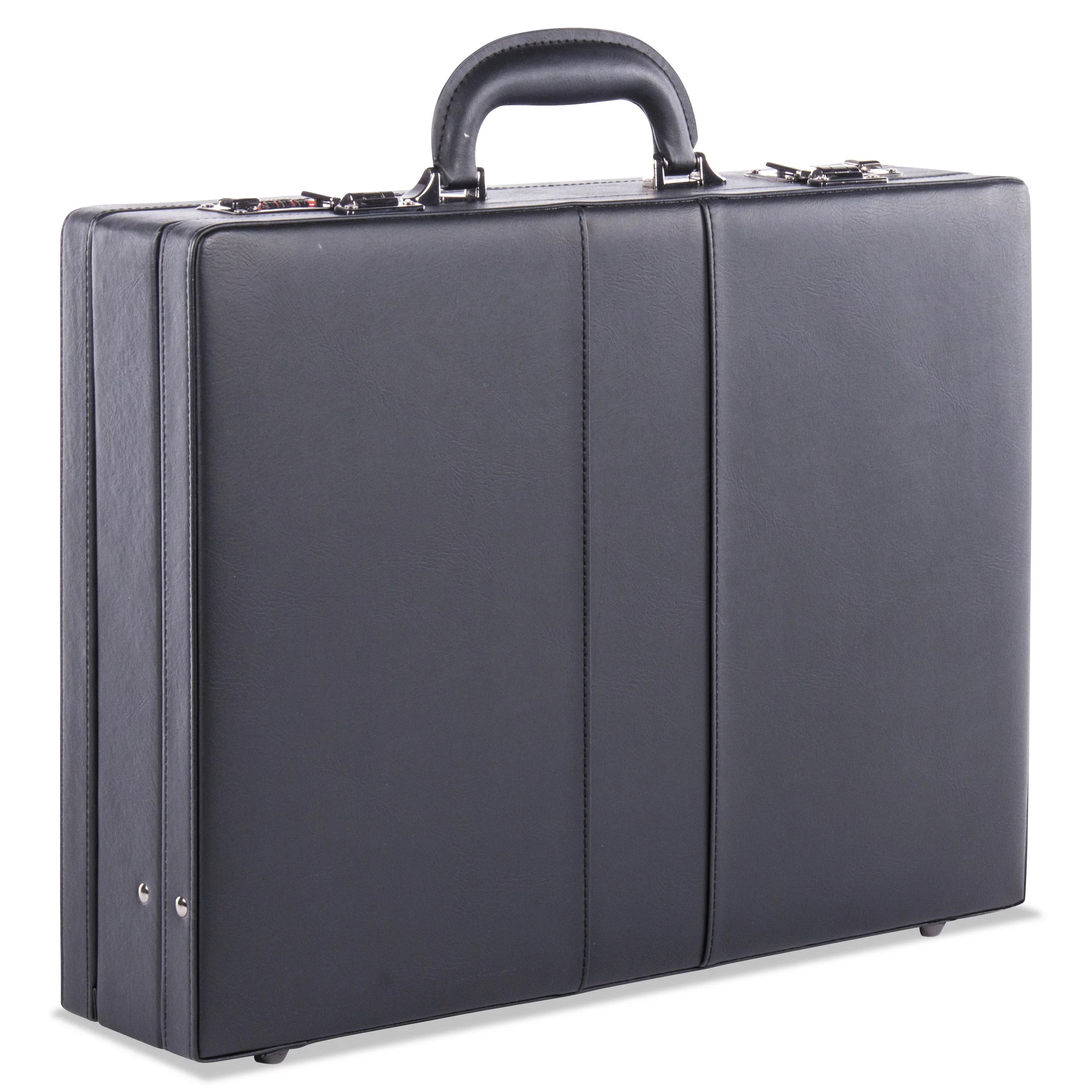 Expandable Attache Case, 13 x 3.5 x 18, Black