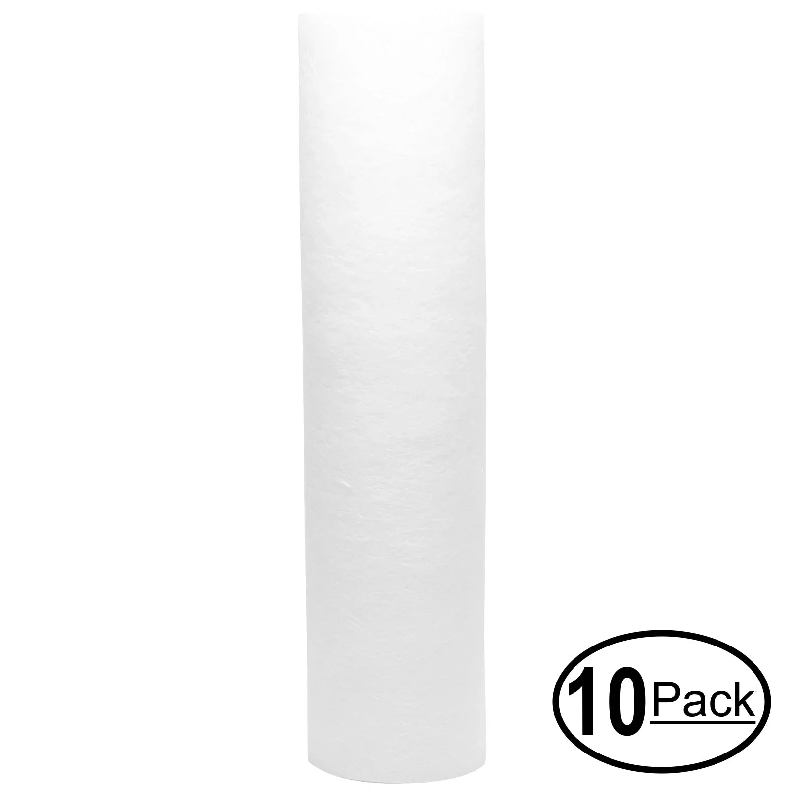 10-Pack Replacement for  Distributors --03 Polypropylene Sediment Filter - Universal 10-inch 5-Micron Cartridge for  Distributors Triple Stage Under Sink System - Denali Pure Brand