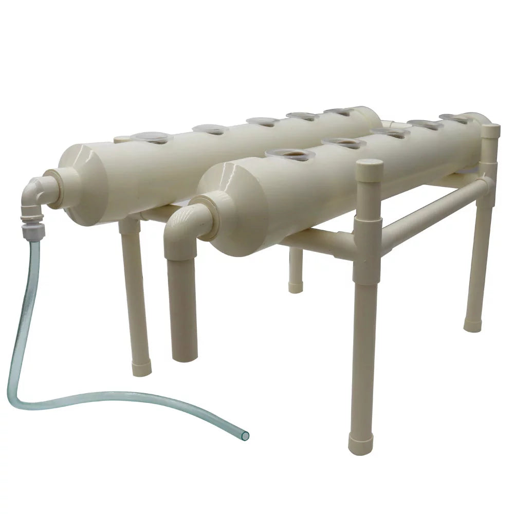 Hydroponic Gardening Planting System 10 Plant Website Growth Kit with Two Tubes and One Floor