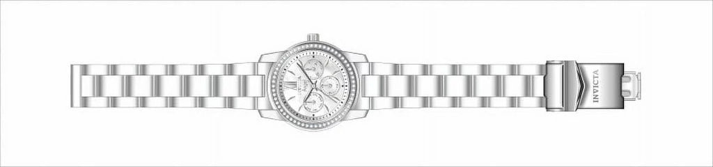 Invicta Angel Crystal White Mother of Pearl Dial Ladies Watch 28686