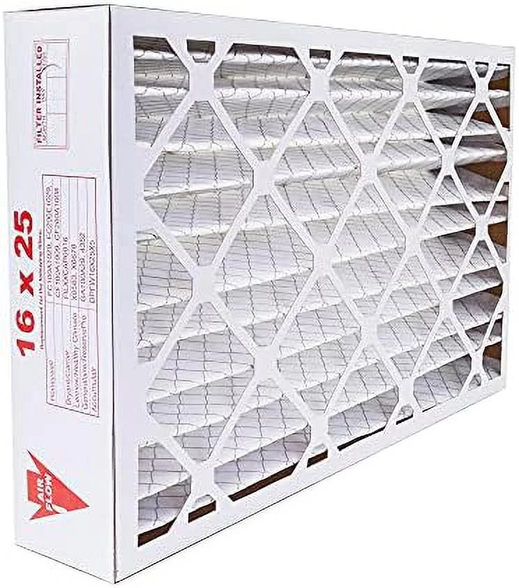 16X25x5  8  Furne Air Filter Replement For   , Dust 2-Pk, Made In The