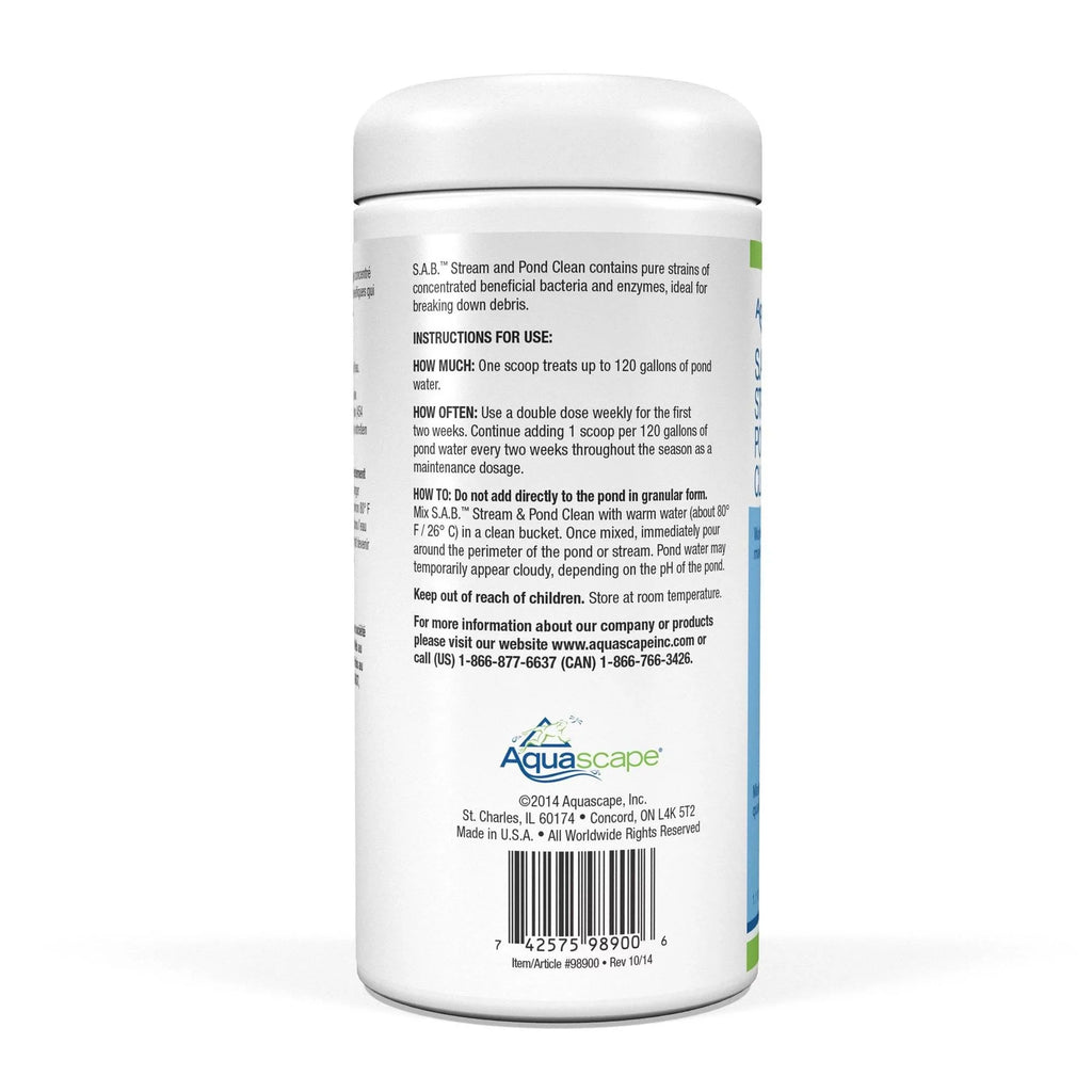 Aquascape 98900  Stream & Pond Natural Cleaner Solution Treatment, 1.1 Pounds
