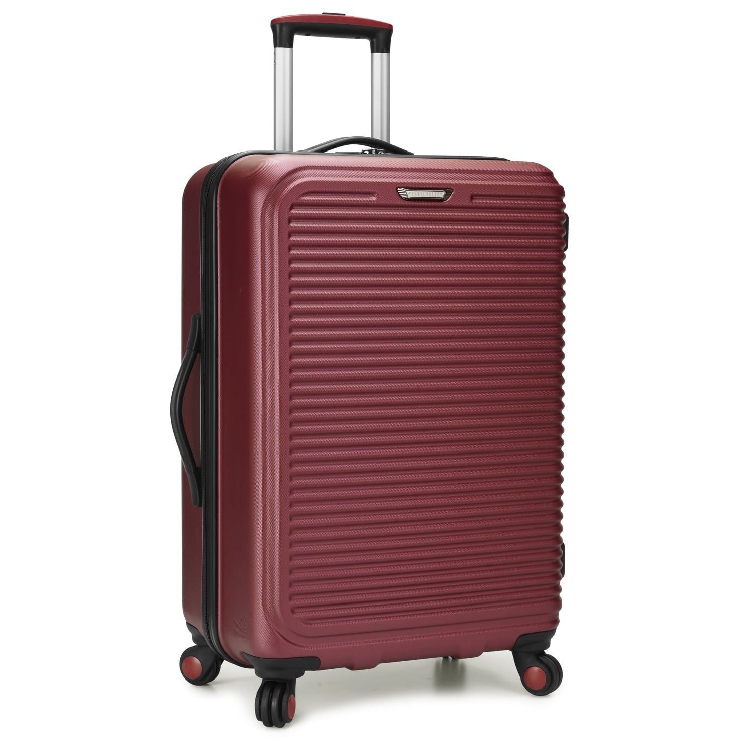Travel Select  Savannah 3 Piece Hardside Spinner Luggage Set, Red