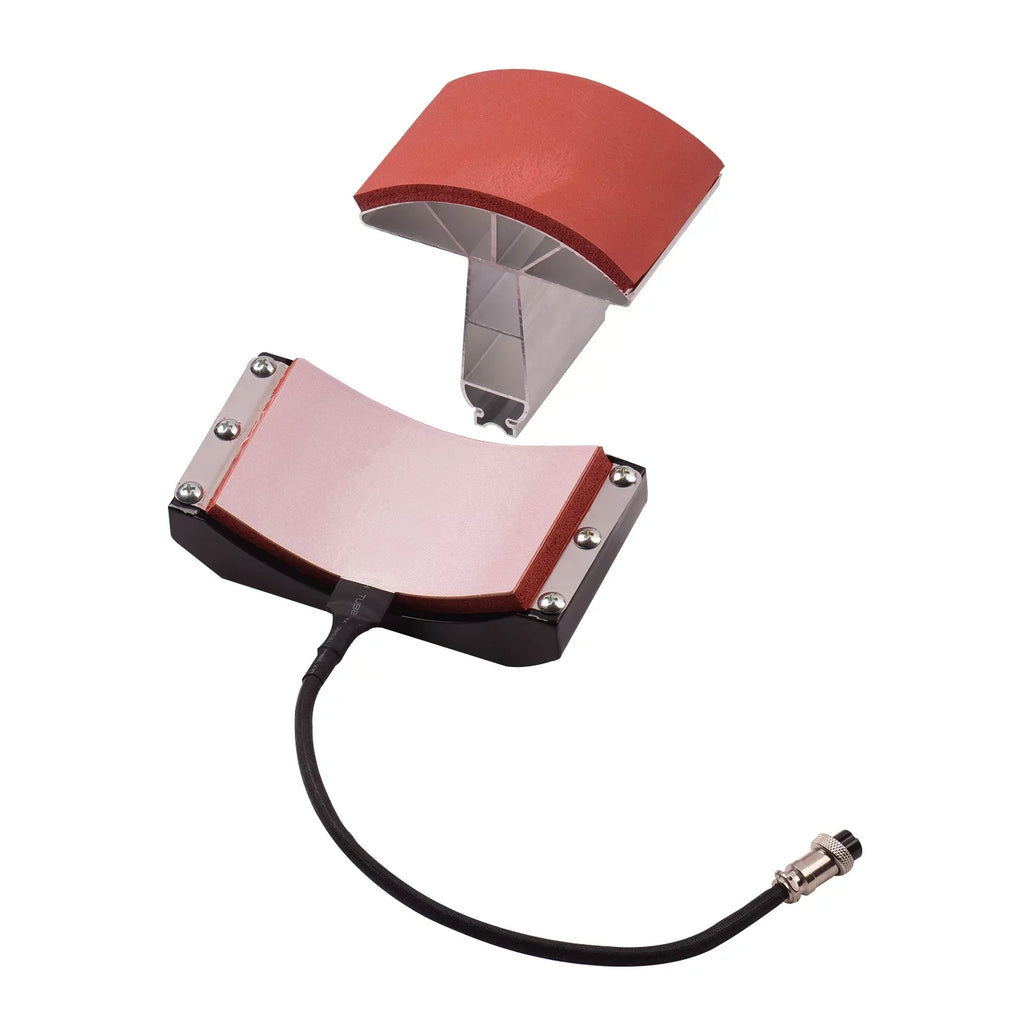 Aibecy Hat  Press Heating Transfer Attachment Silica  5.5x3 Inch for Heat Press Machine Hat Heating Machine