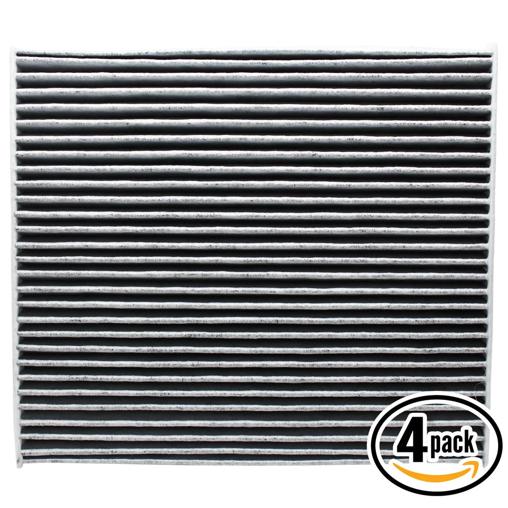 4-Pack Replacement for Cabin Air Filter for 2016 Hyundai    2.0L 1998cc 122  Car/Automotive - Activated Carbon, -11178