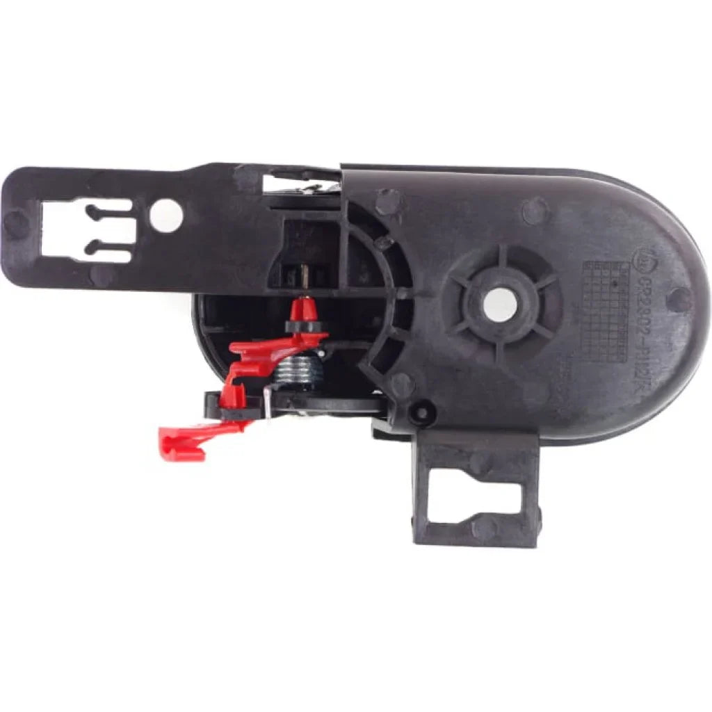 For Jeep Wrangler () Interior Door Handle Front Or Rear, Passenger Side Textured Black (2009 - 2010) | With door lock button| Trim:All Submodels