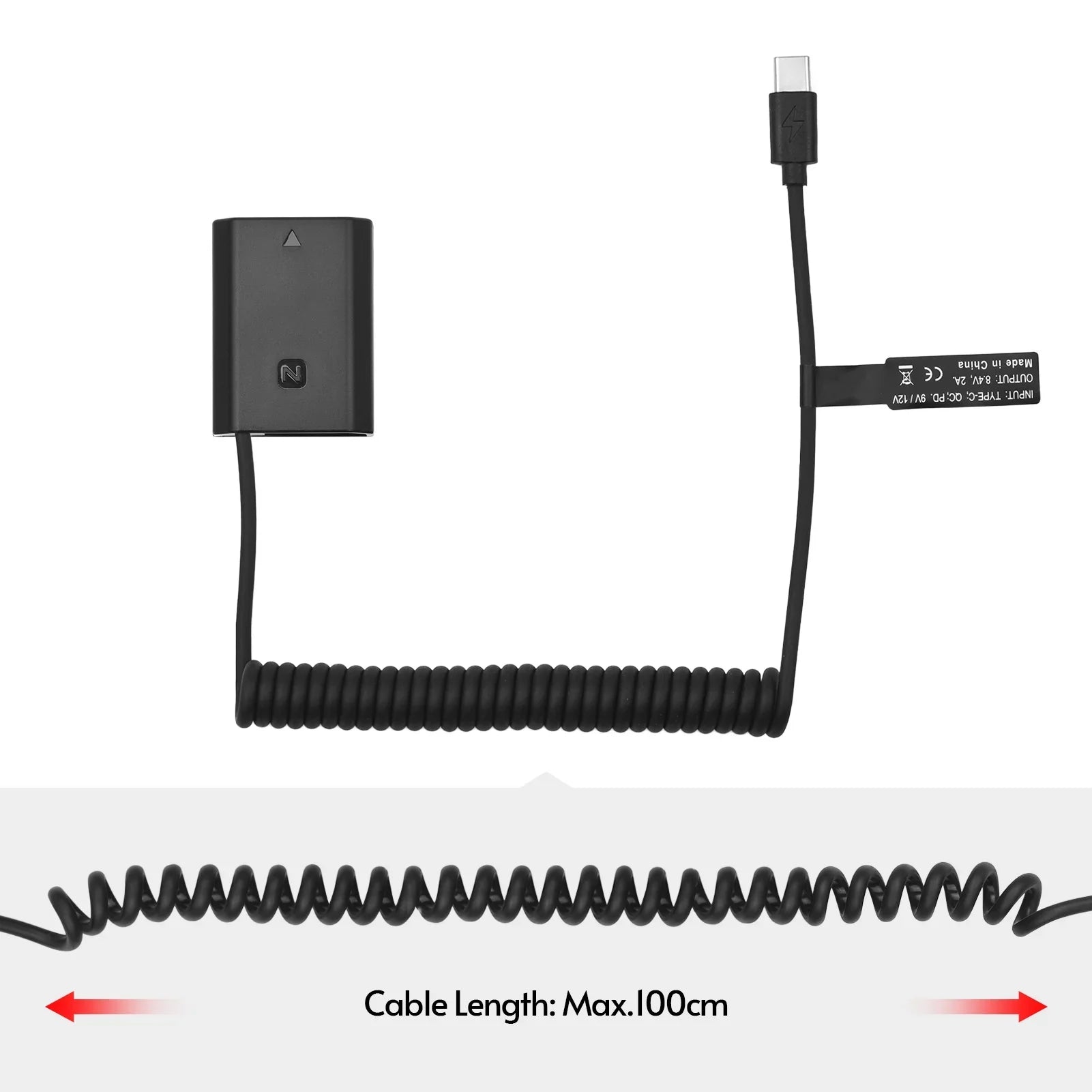 Andoer Adapter,A9ii A9r A9s Coupler Adapter With Battery Usb-c Coupler A7riii A7riv  A7riv  A9iiCable  Adapter With Usb Cable  A7c A7iii A7siii A7riii Usb Type-cMashem