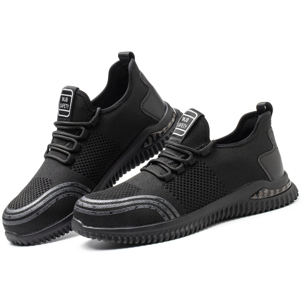 Tanleewa Work Shoes for Men Steel Toe Safety Shoes Nonslip Shoe Size Men10/Women11