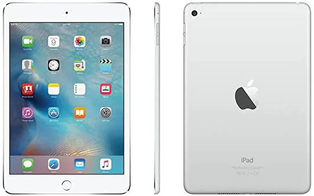 Restored Apple iPad Mini 4 128GB Silver Wi-Fi / (Refurbished)