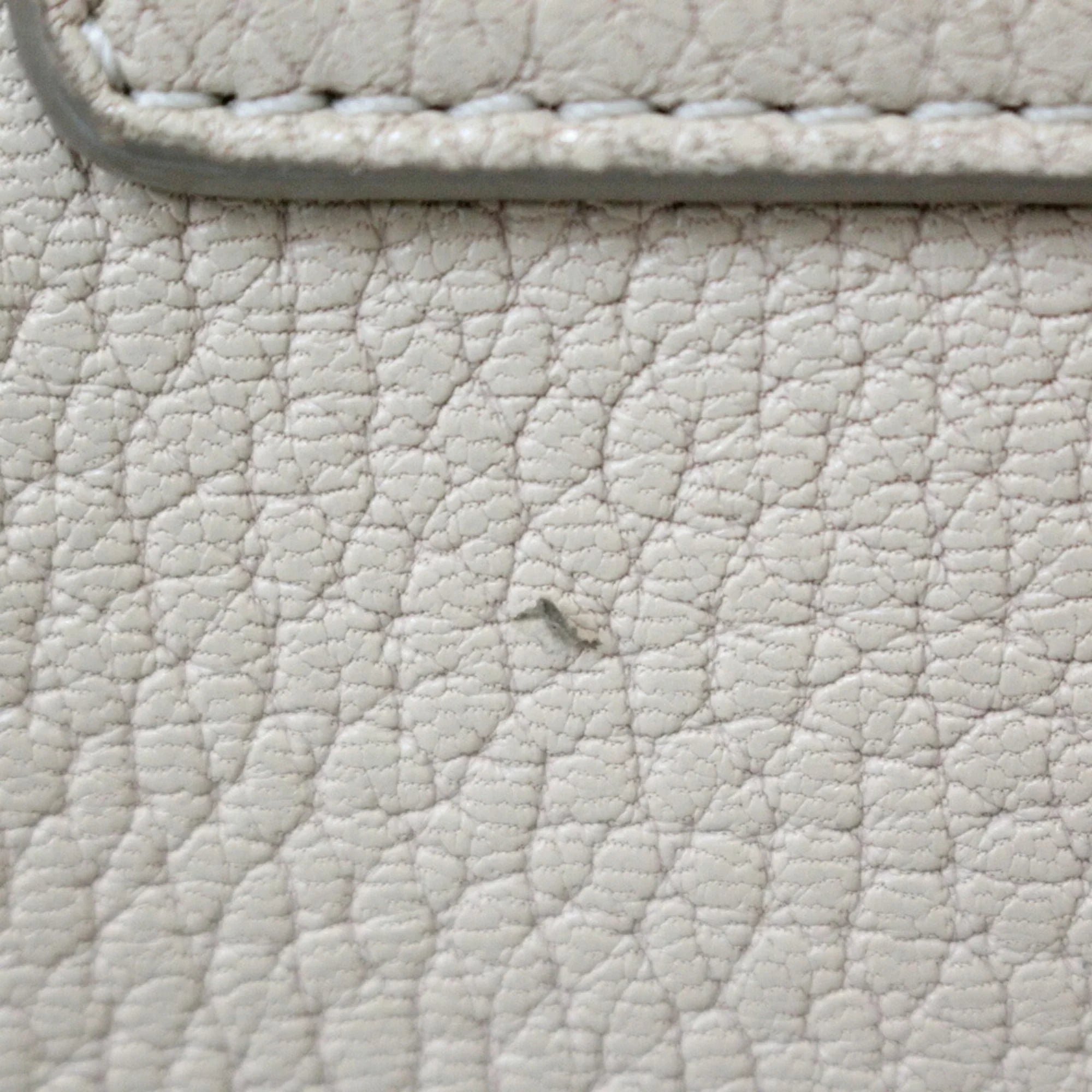 Pre-Owned Chloé Chloe Shoulder Bag Leather Beige Ladies Chain  (Fair)