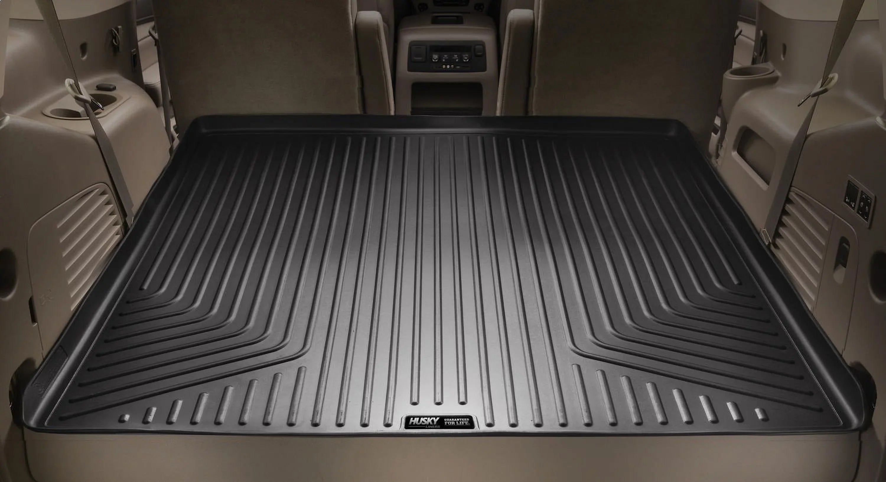 Husky by RealTruck Cargo Liner Behind 3rd Seat Compatible with 2007-2014 Suburban 1500/Yukon  1500