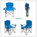 Luxurious  Camping Chair for Big Tall People - 40"x8.5"x8" - 14.55 - Indulge in unmatched comfort with our premium  chair for outdoor enthusiasts.