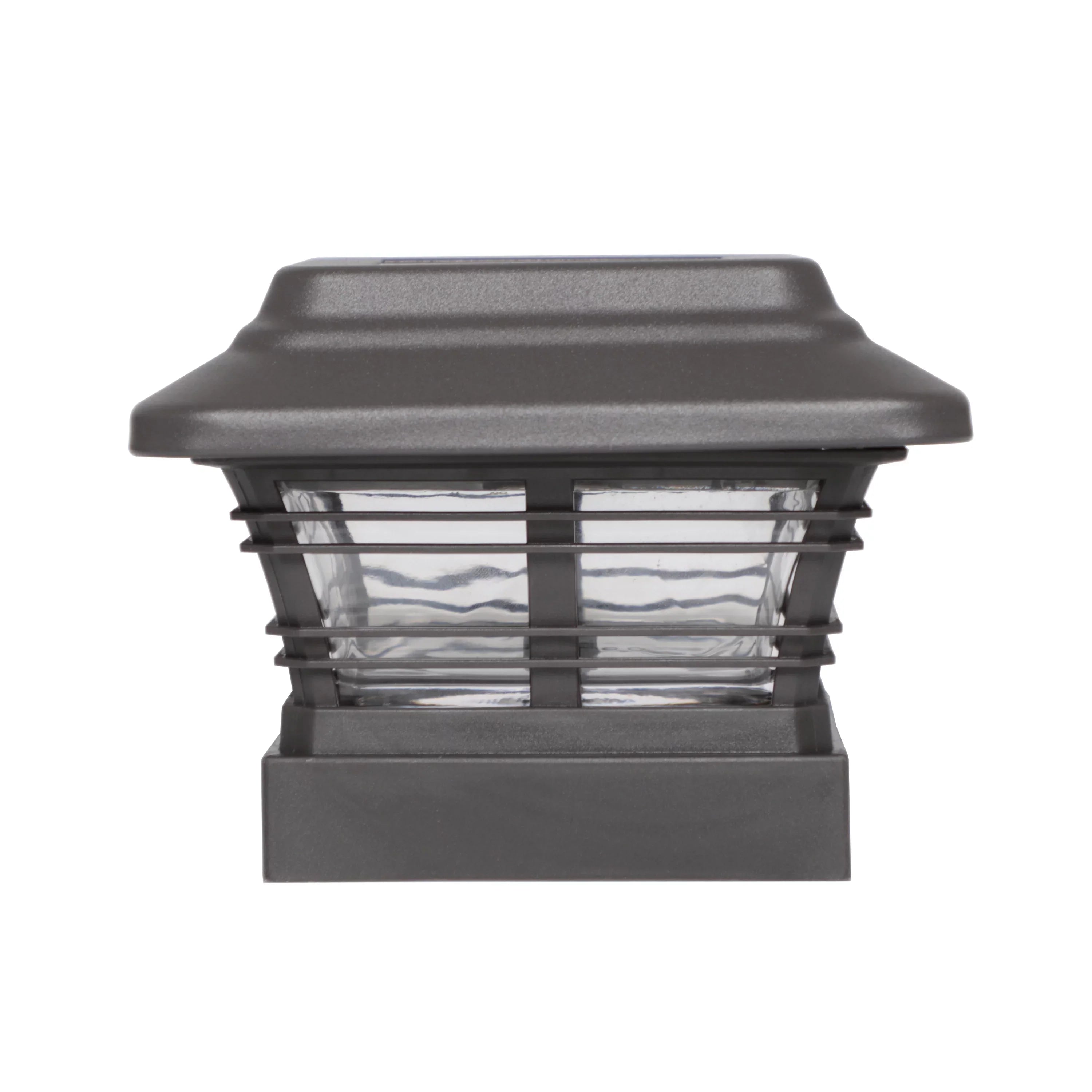 Better Homes & Gardens Solar Powered 4'' x 4'' Post Light,  Light (4-Pack)