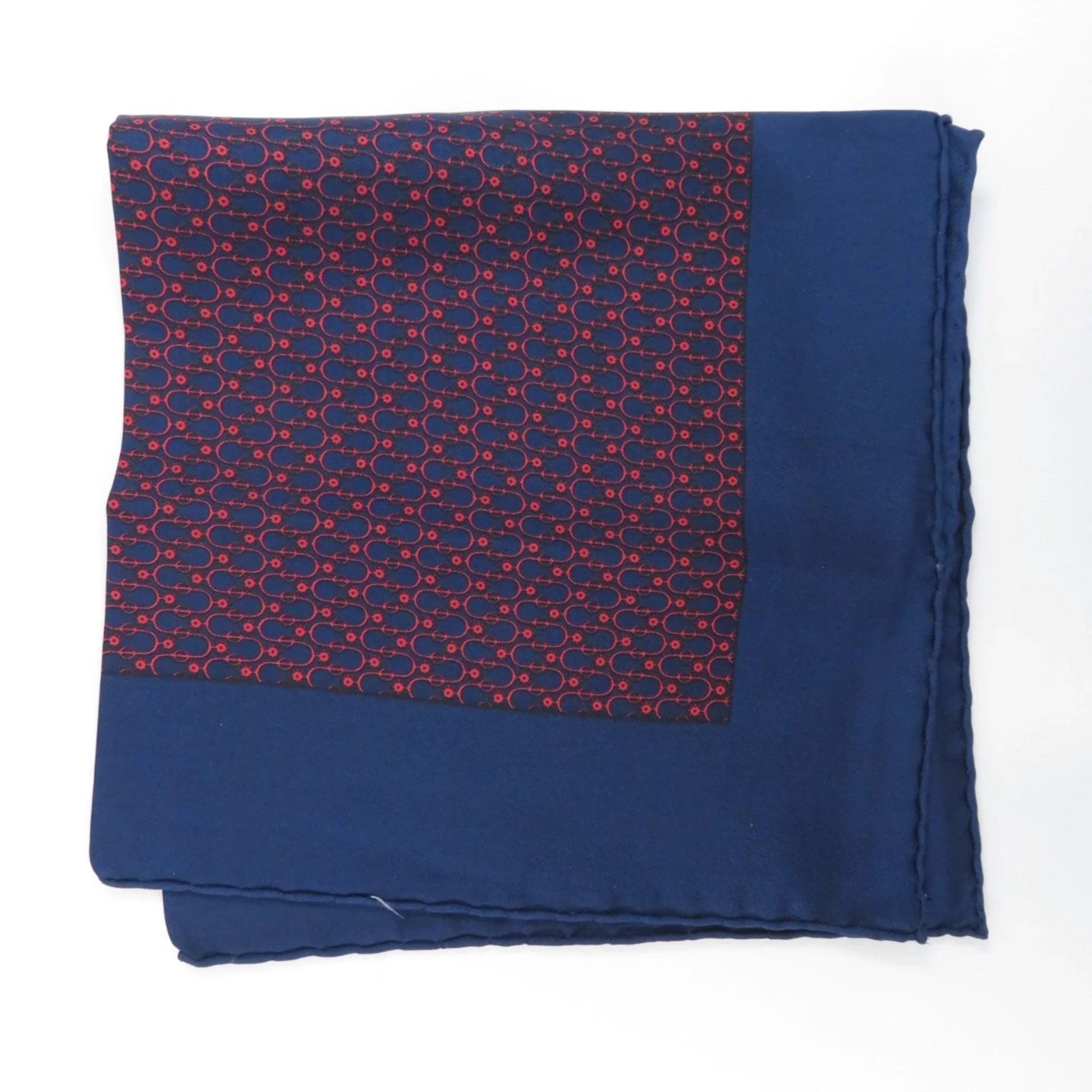 Pre-Owned Hermes Carré 45 neckerchief scarf muffler silk ladies  (Good)