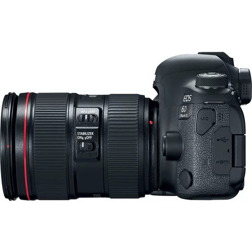 Canon  6D Mark  Camera with 24-105mm f/4L  Lens (1897C009) + 64GB + More