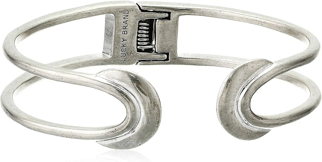 Lucky Brand Silver-Tone Crescent Cuff Bracelet