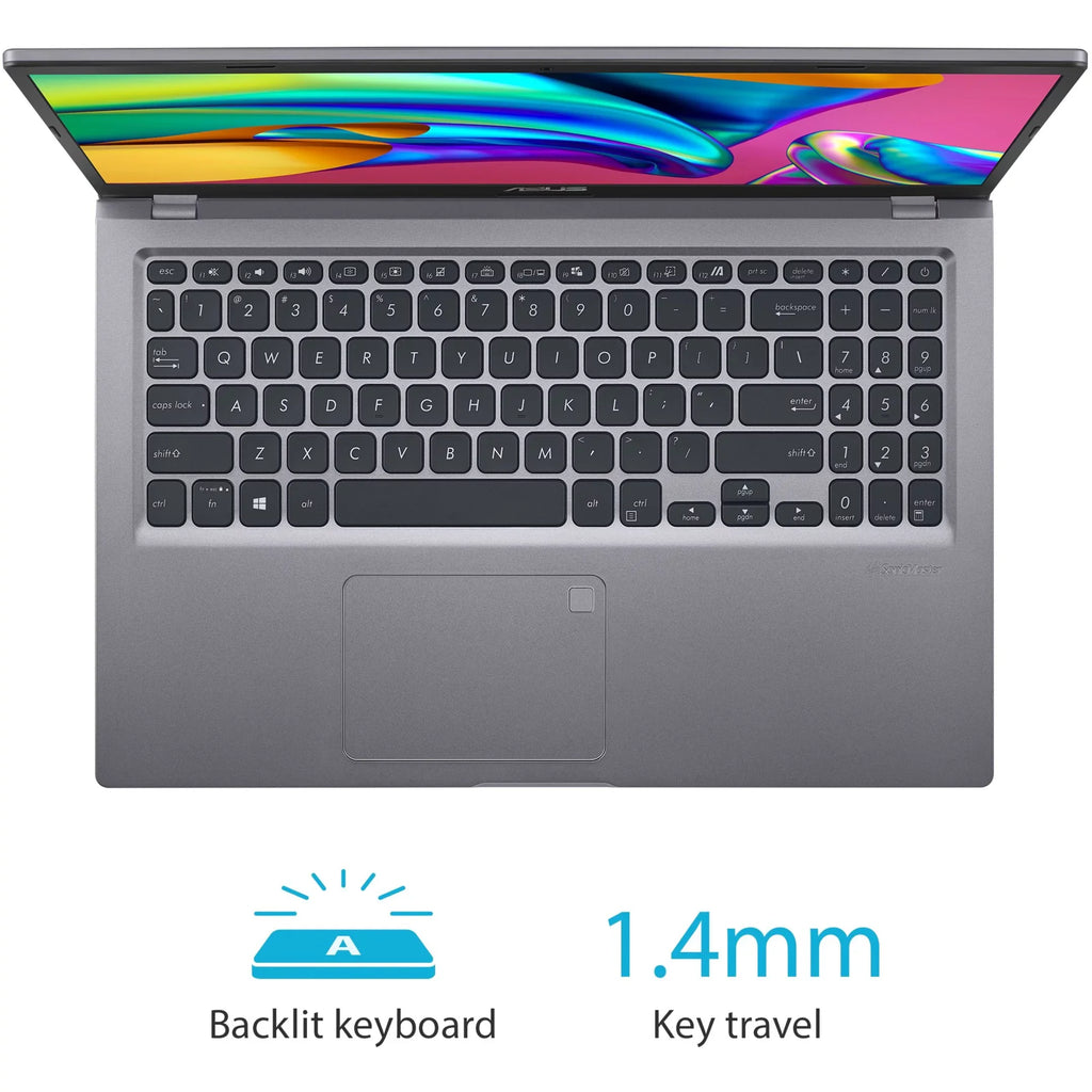 Asus VivoBook 15 , 15.6\" Full , Intel Core i5-1135G7, Intel Iris Xe Graphics, 8GB , 512GB , Slate Gray, Windows 10 Home, -