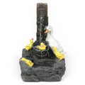 HomeStock Resin Antique Ambiance Duck Family Bath Outdoor Fountain