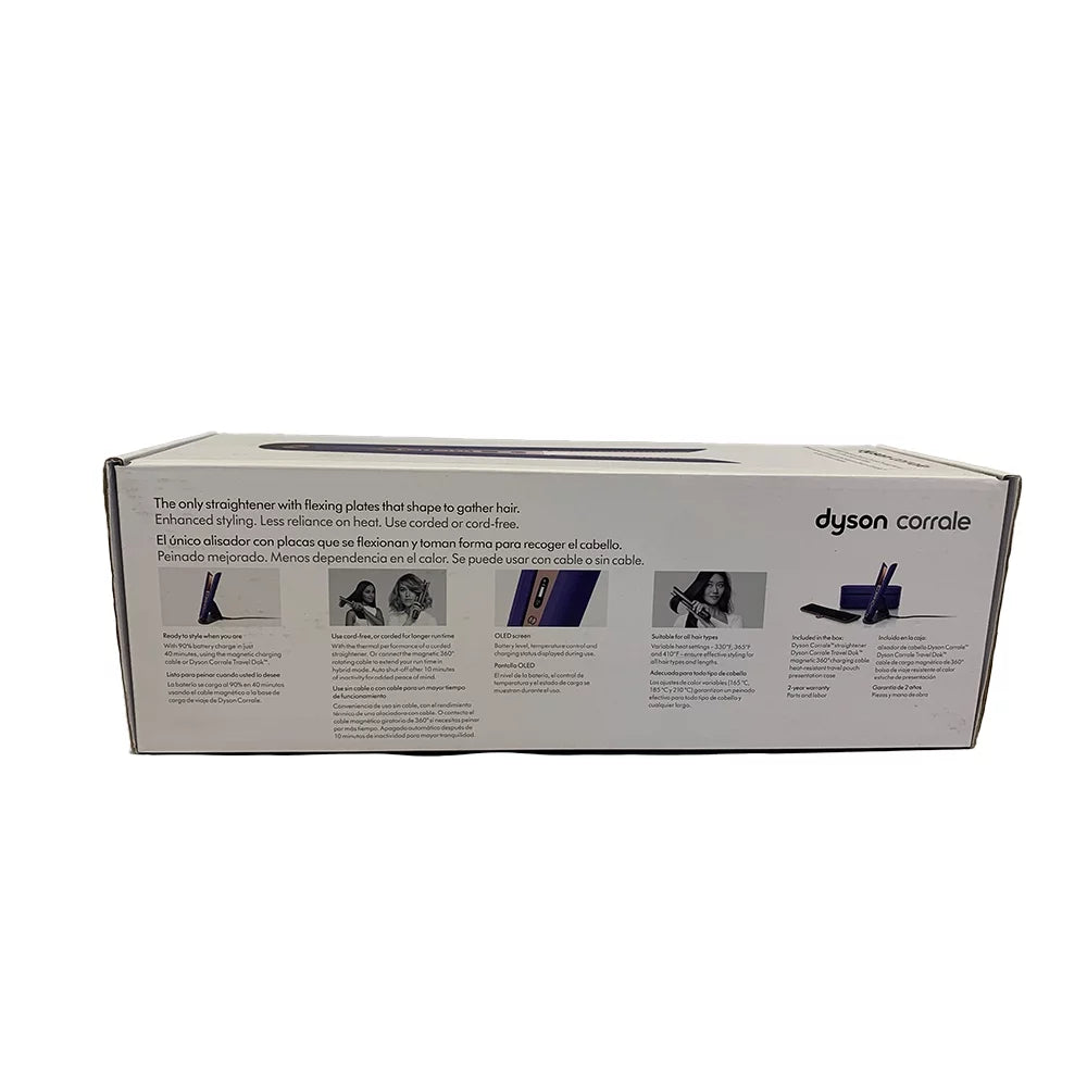 Dyson Corrale Straightener/Styler | Vinca Blue/Rosé | New