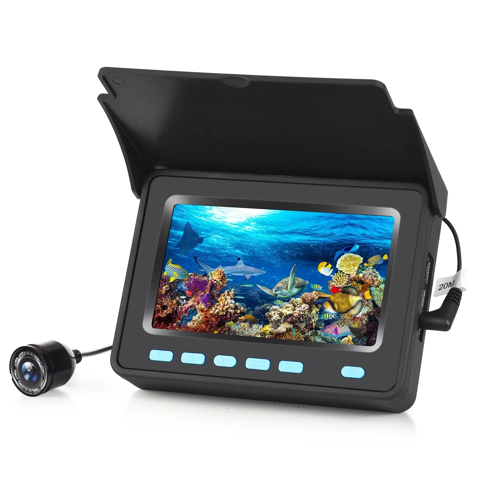 Waterproof Underwater Fishing Camera Fish Finder  140° Wide Angle