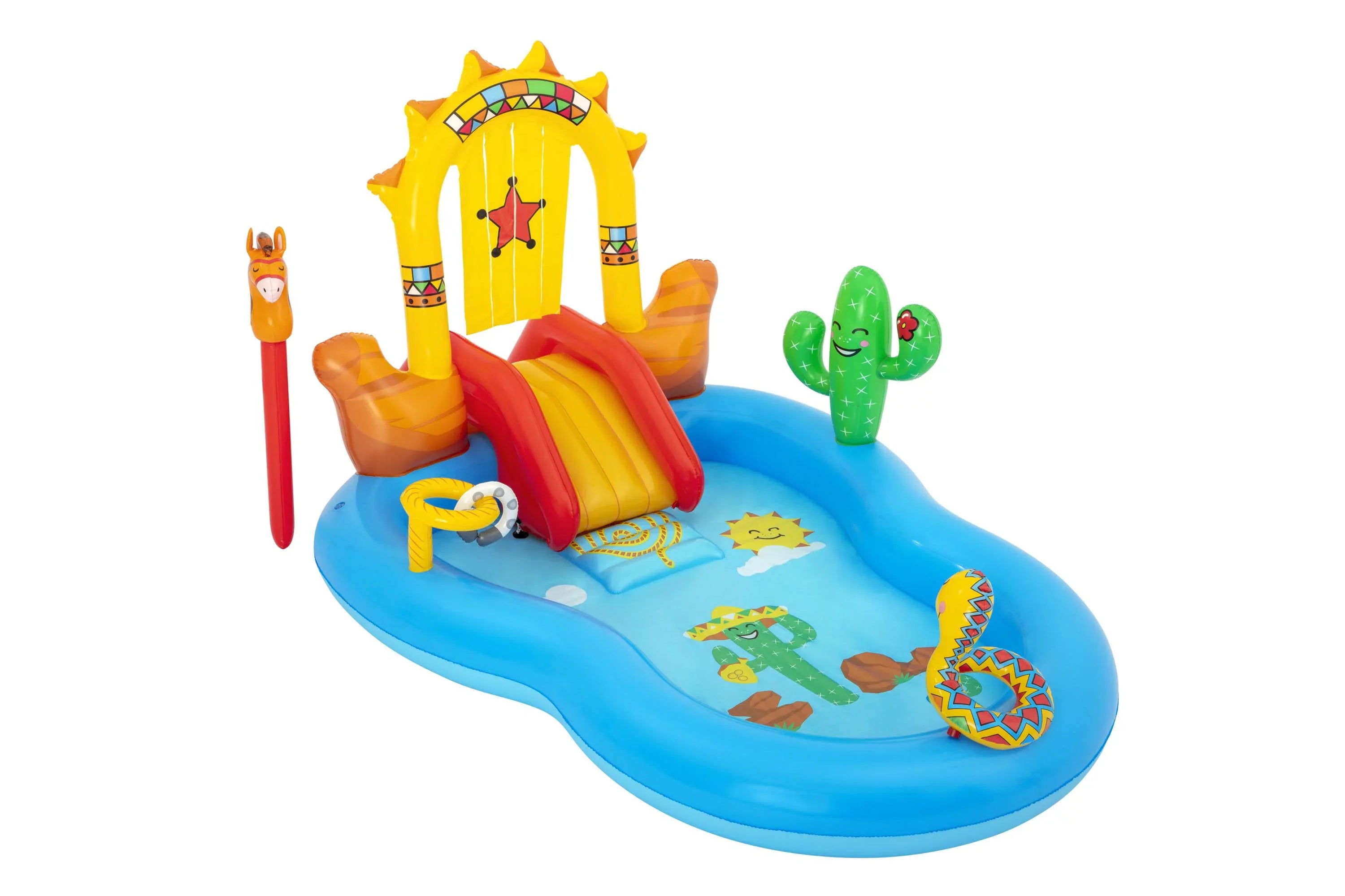 ! Wild West Inflatable Kids Water Play Center 8' Wide