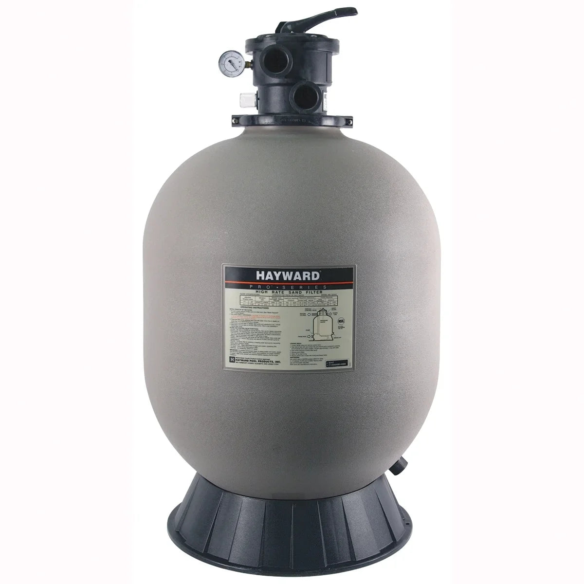 Hayward  24" Pro Series Sand Pool Filter with Top Mount Valve