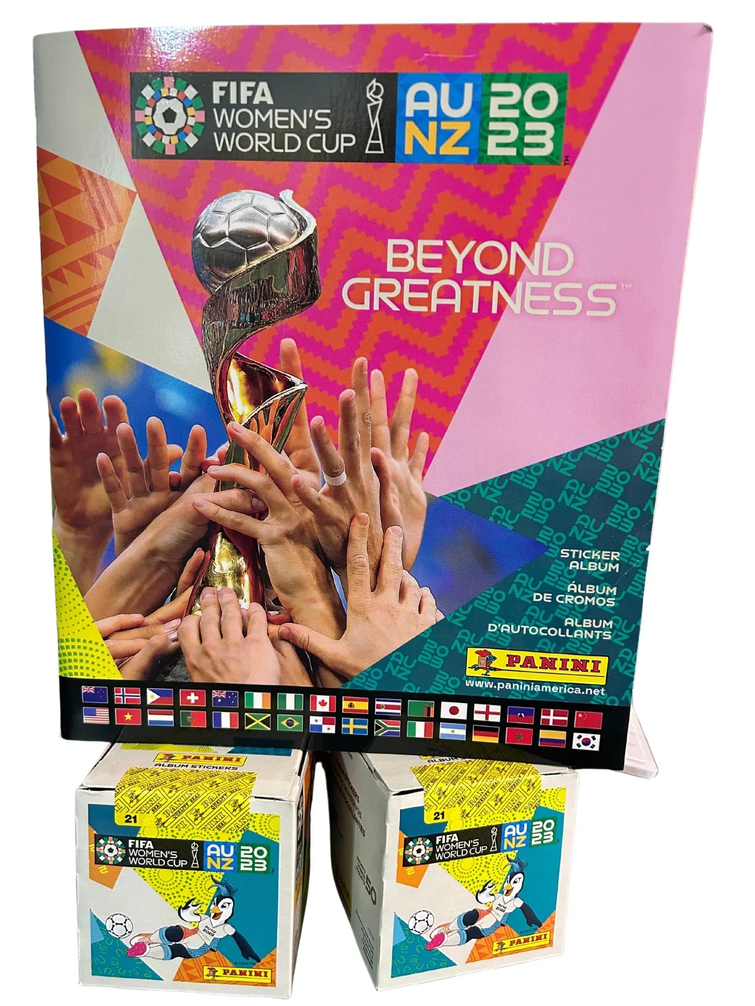 Panini  Women's World Cup 2023 Soft Cover Album with 2 Stickers Boxes -  Version