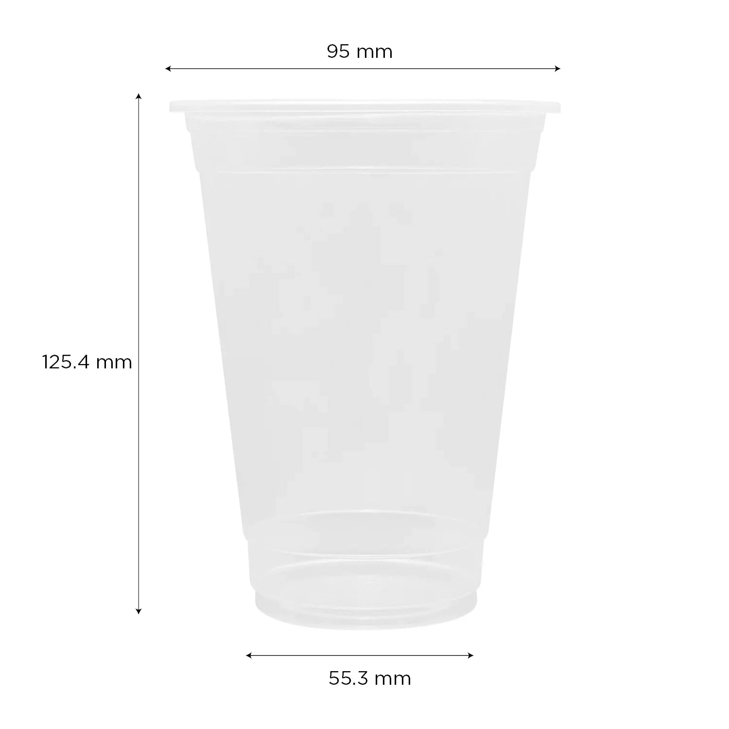 Karat  Translucent -  Modern Cups 16 oz 500 cc (95mm), 2000 Pcs
