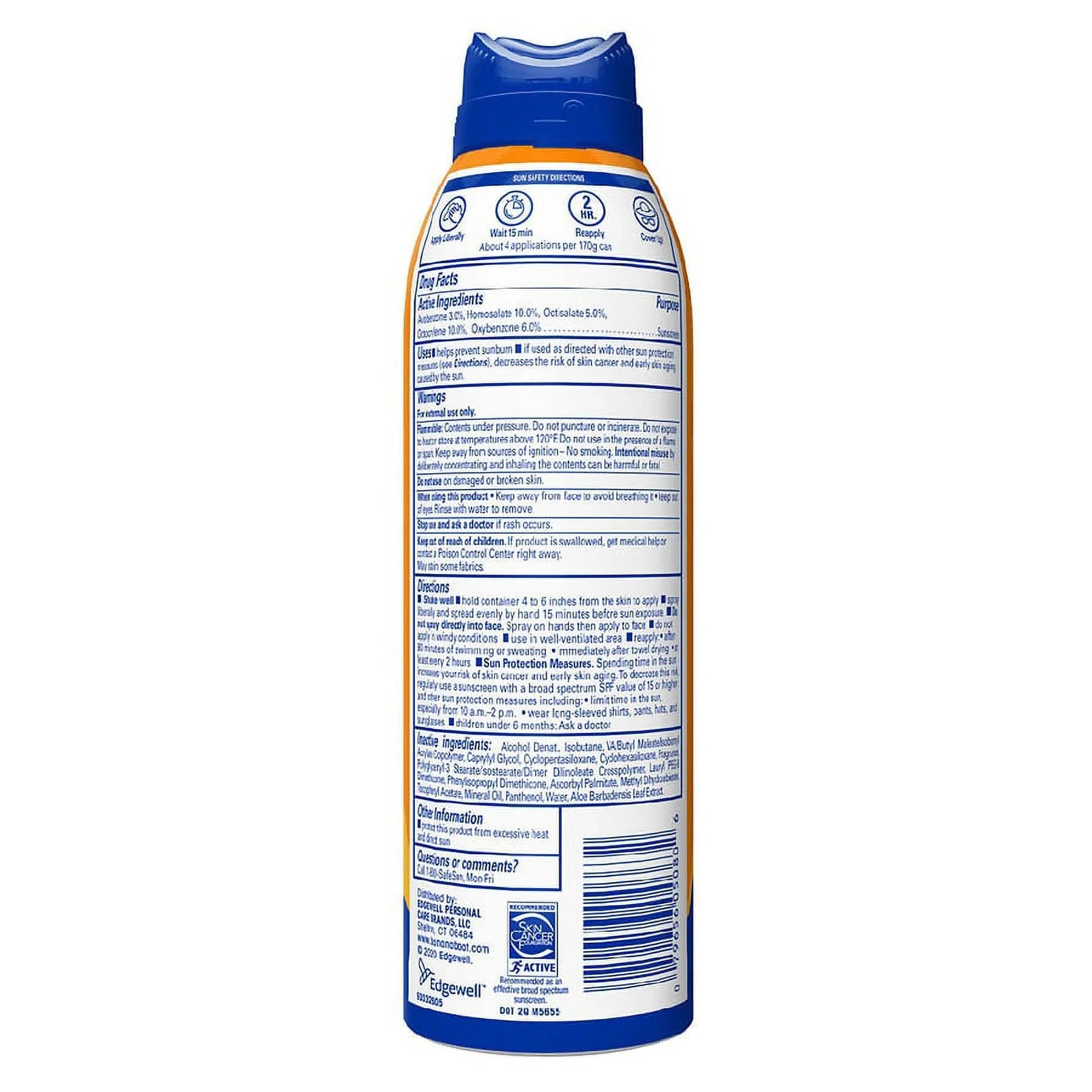 Banana Boat Ultra Sport Clear Sunscreen Spray  100