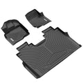 Ledkingdomus All-Weather  Rubber Front and Rear 3-Piece for 2015-2023 2024 Ford  Super Crew Cab Floor Mats Set
