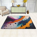Fractal Blaze Texture Area Rugs Doormat Outdoor Entrance , Facecloth Non-slip Floor Mat Rug for Living Room Kitchen Sink Area Indoor 36"x24"