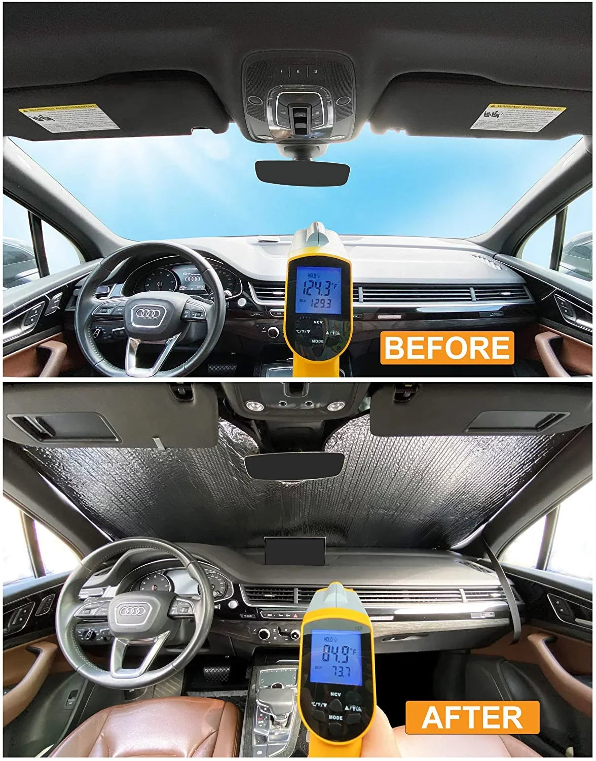 Front Windshield Sunshade for 2016-2023 Mazda -5 Miata Coupe & Convertible