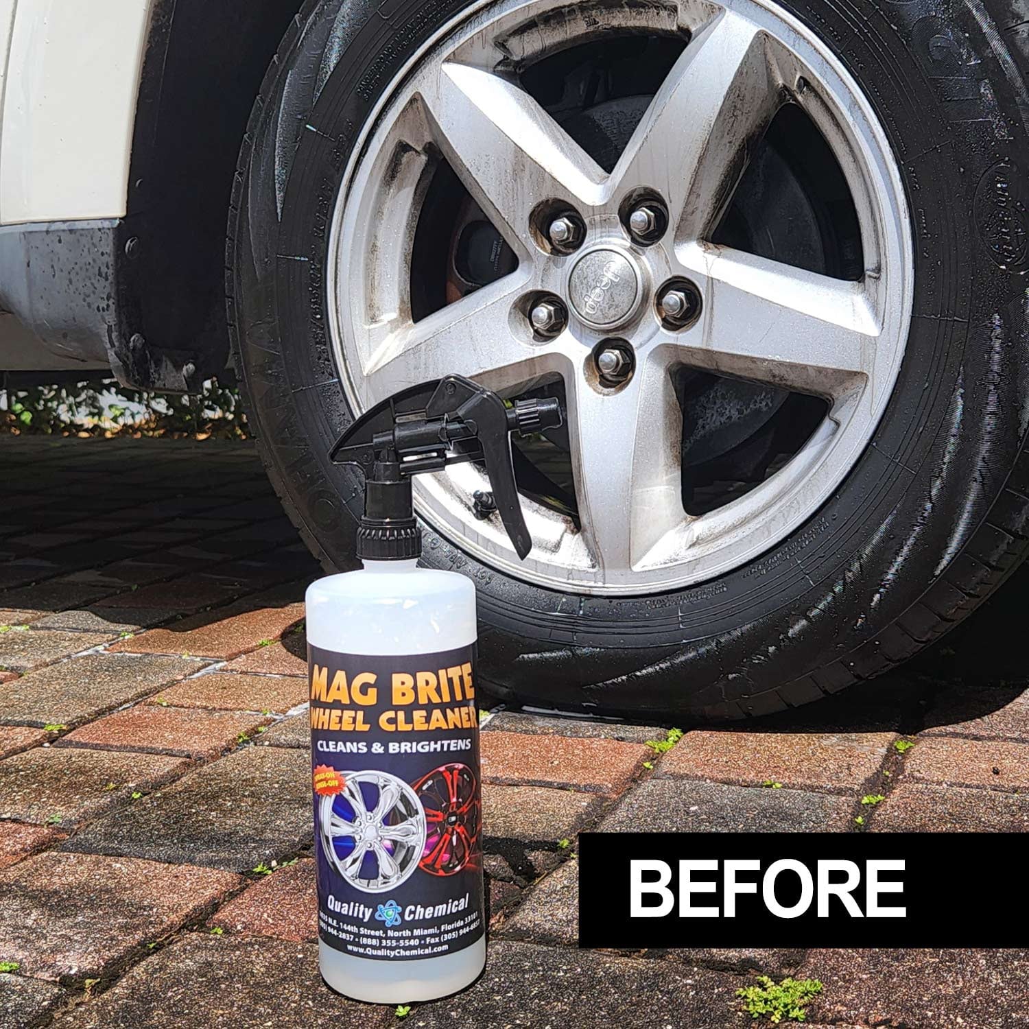 Mag Brite Acid Wheel and Rim Cleaner / 4 gallon case