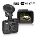 Iseebiz Dash Cam Built-in WiFi , 2160P 24FPS Driving Recorder Car Dashboard Cam, App View, Novatek Chip, , -Sensor, Motion Detect, 150° Wide Angle, Loop Record, Parking Mode