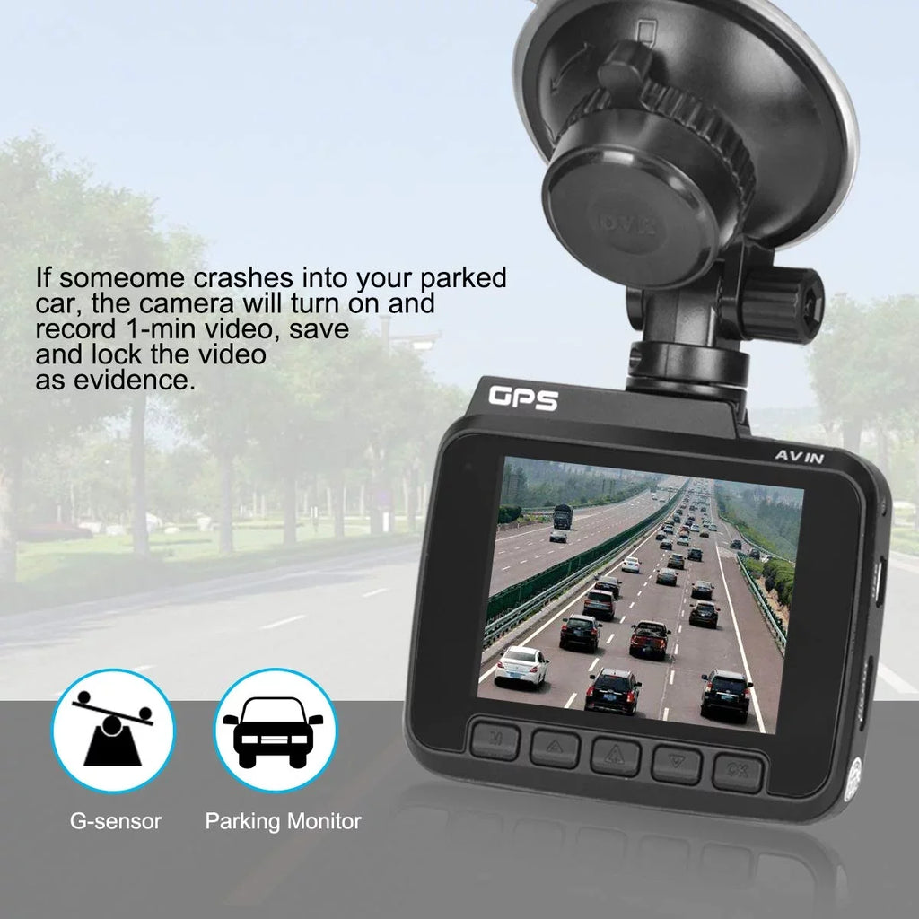 Iseebiz Dash Cam Built-in WiFi , 2160P 24FPS Driving Recorder Car Dashboard Cam, App View, Novatek Chip, , -Sensor, Motion Detect, 150° Wide Angle, Loop Record, Parking Mode