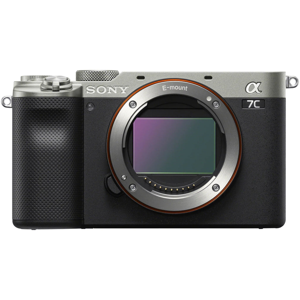 Sony a7C Mirrorless Full Frame Camera Body with Sony  24-105mm    Zoom Lens  Silver / Bundle with Deco Gear Photography Backpack Case , Software and Accessories