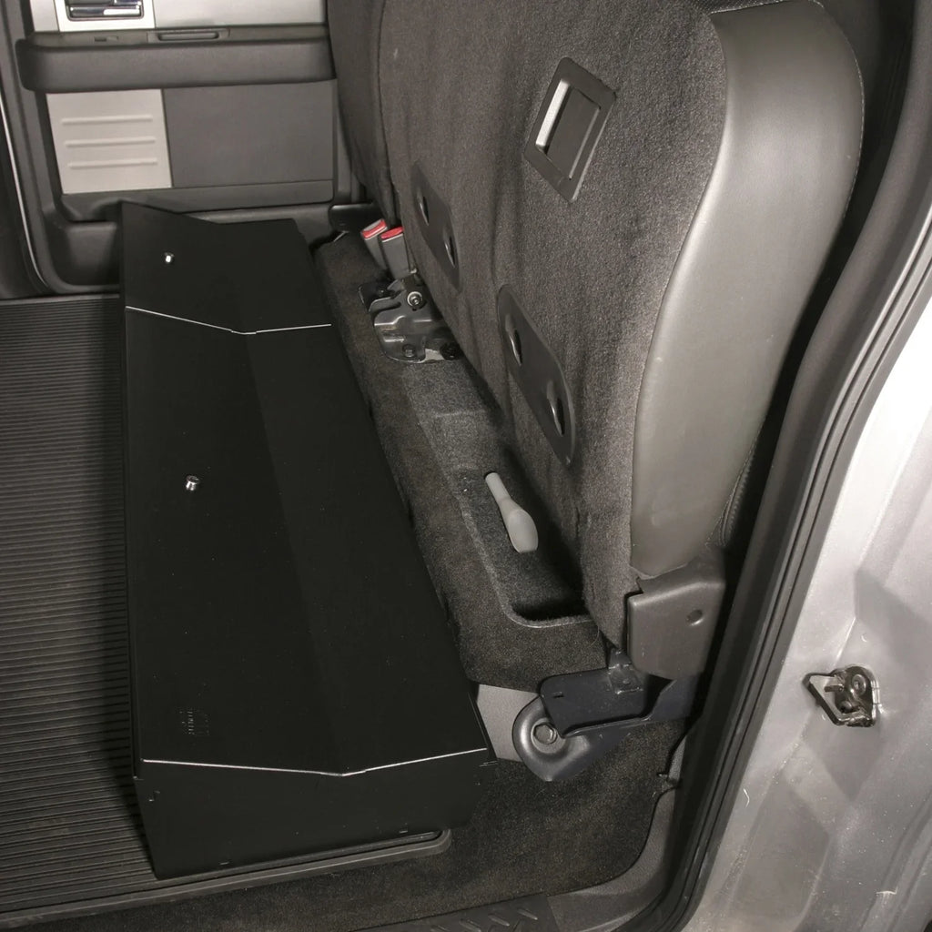 Tuffy Security Products 283-01 Under Seat Lockbox - Full Length; Black; 2009-2014 Ford  SuperCrew
