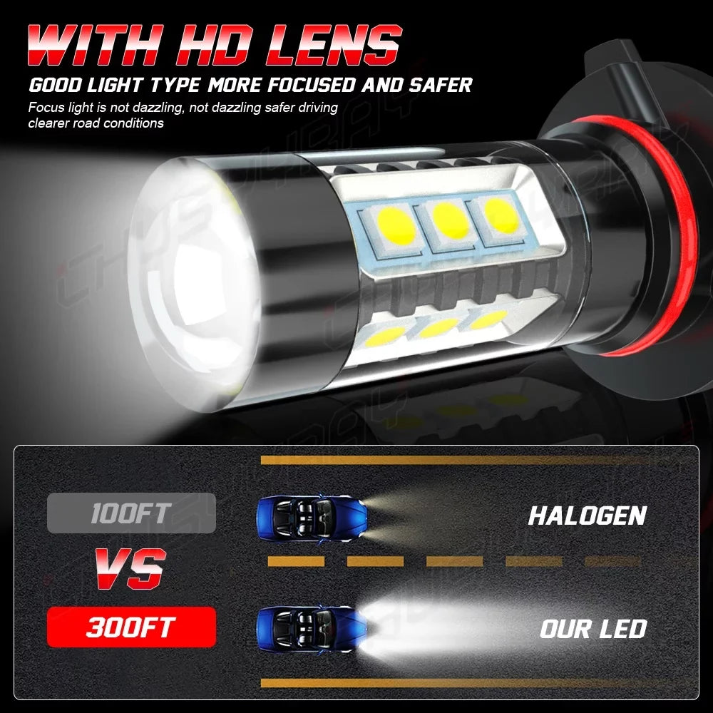 6pcs 9005    Headlight High&Low Beam + 9145 Fog Light Bulbs Kit For Lexus  2007-12