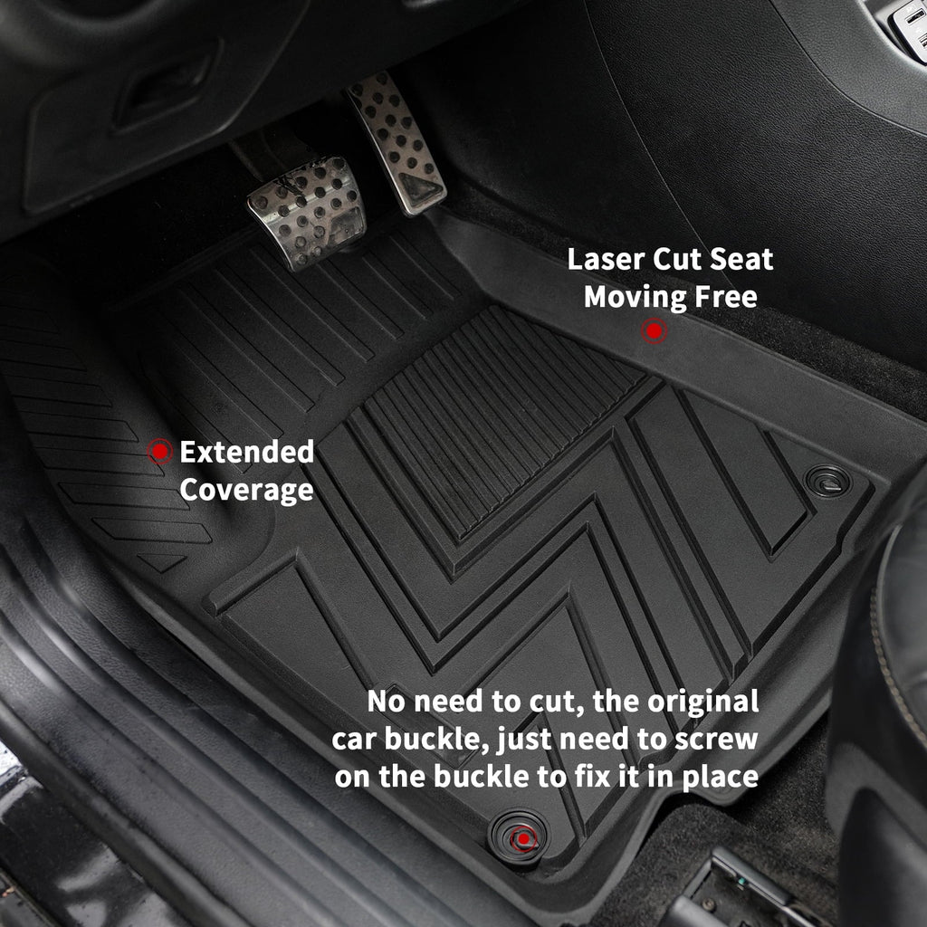 Floor Mats Compatible with 2019-2023 Jeep Cherokee Cargo Liner Trunk Mat  All Weather Back Seat Cover Protector 2022 Cherokee Accessories (Trunk Mat+Backrest Mats+Floor Mats)