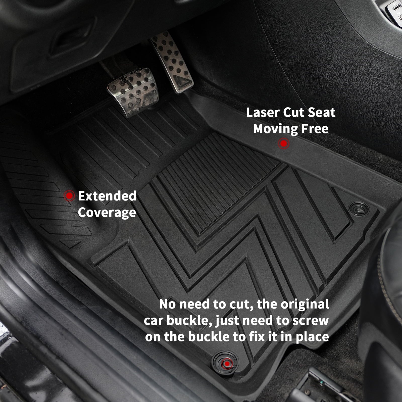 Floor Mats Compatible with 2019-2023 Jeep Cherokee Cargo Liner Trunk Mat  All Weather Back Seat Cover Protector 2022 Cherokee Accessories (Trunk Mat+Backrest Mats+Floor Mats)