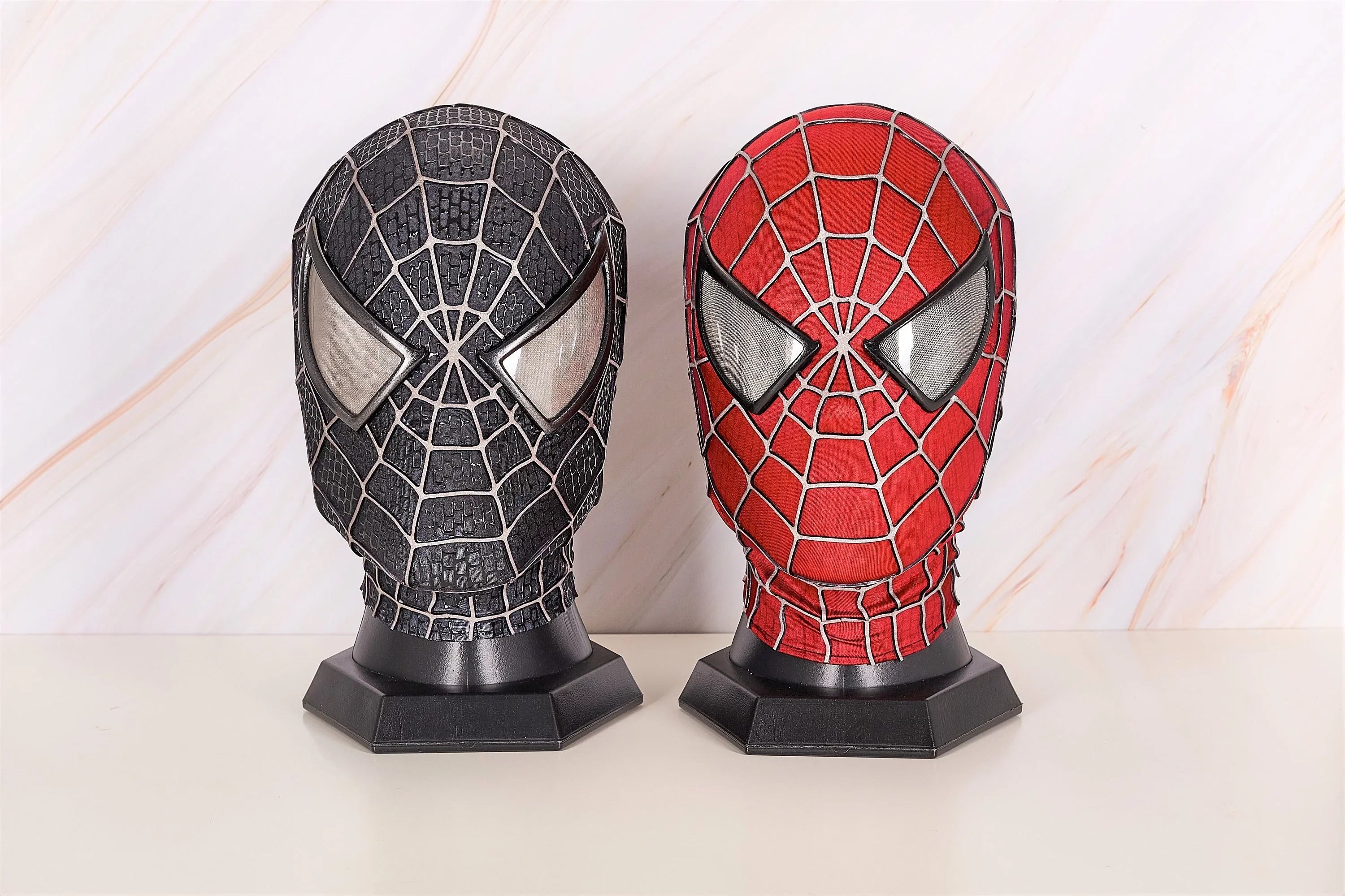 Spider Mask 1:1 Wearable Spider Full Mask with Faceshell 3D Webbing Cosplay Costume, Collectible Action Figure Gift for Adults, Kids