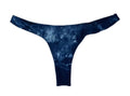 Frankies Women's Sunny Thong Swim Bottom, Tie Die Blue,