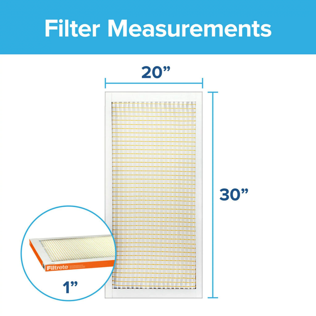 Filtrete 20x30x1 Air Filter,  800  10, Micro Particle Reduction, 4 Filters