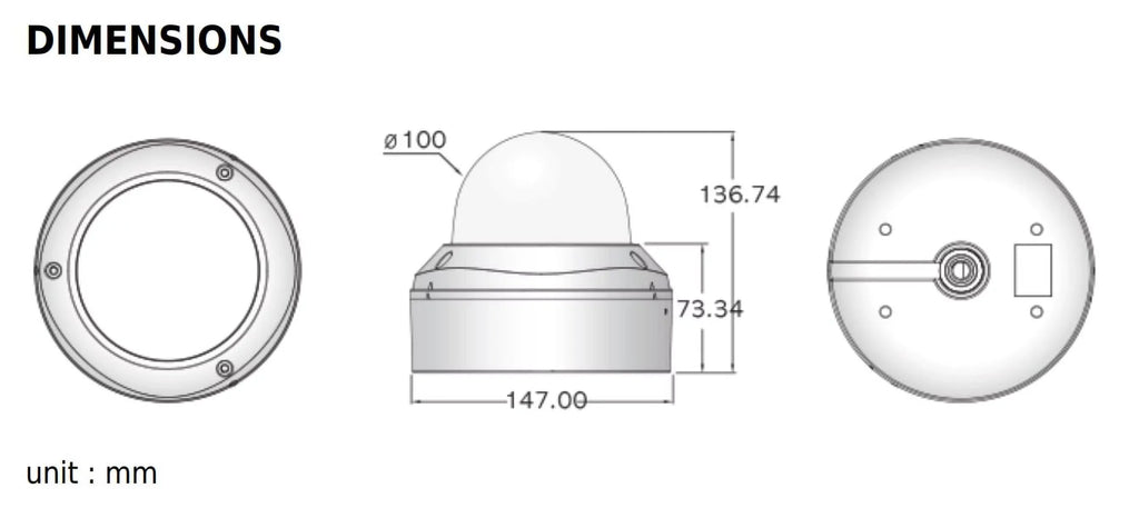 Eyemax Storm Series - 1080P - Vandal   Camera 2.8-12mm Dual Power, Motorized ( Made In Korea )