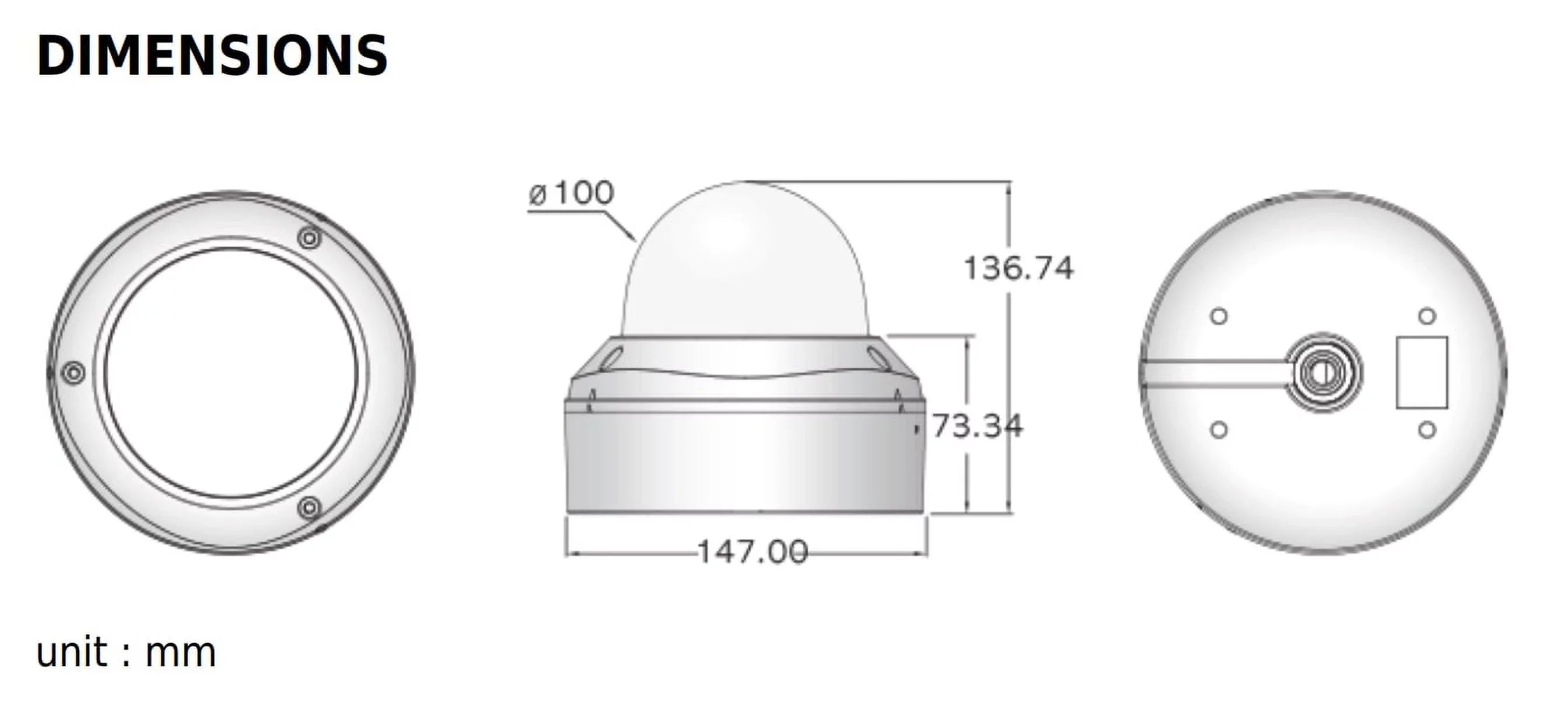 Eyemax Storm Series - 1080P - Vandal   Camera 2.8-12mm Dual Power, Motorized ( Made In Korea )